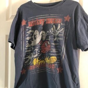 Disney Store Mickey Mouse American Icon Mens T- Shirt L